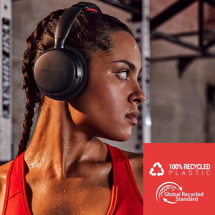 Auriculares de Diadema con Bluetooth ENERGY SISTEM Power Sport - USB Tipo C · Jack 3.5mm · BT · Micrófono · Negro