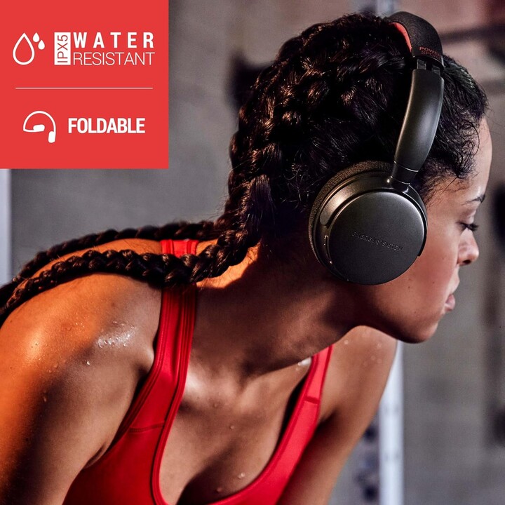 Auriculares de Diadema con Bluetooth ENERGY SISTEM Power Sport - USB Tipo C · Jack 3.5mm · BT · Micrófono · Negro