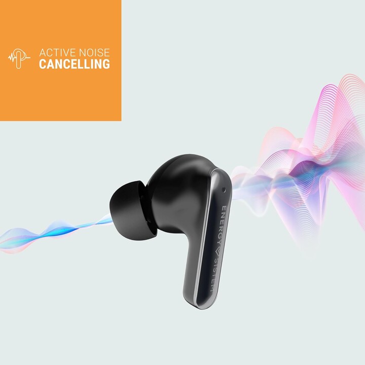 Energy Sistem Auricular in-ear + micrófono serenity anc tws bluetooth negro