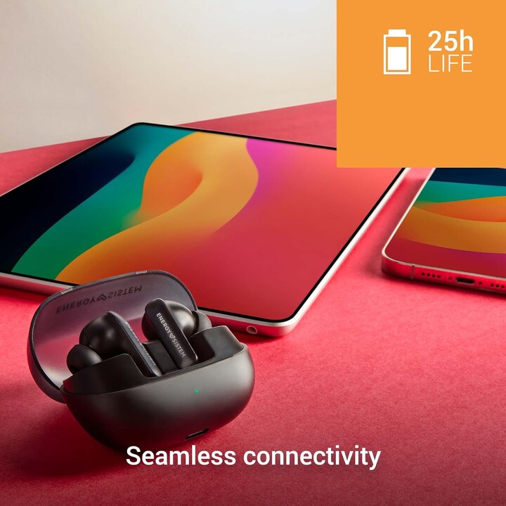 Energy Sistem Auricular in-ear + micrófono serenity anc tws bluetooth negro