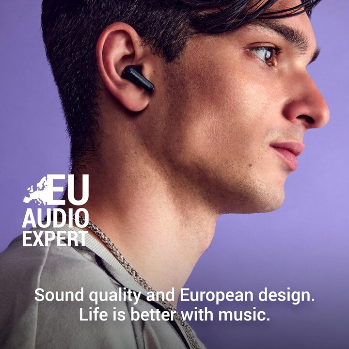 Energy Sistem Auricular in-ear + micrófono serenity anc tws bluetooth negro
