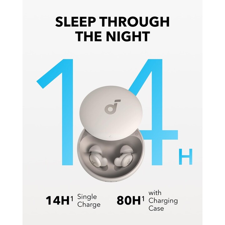 Soundcore Sleep A20 White - Bluetooth Headphones