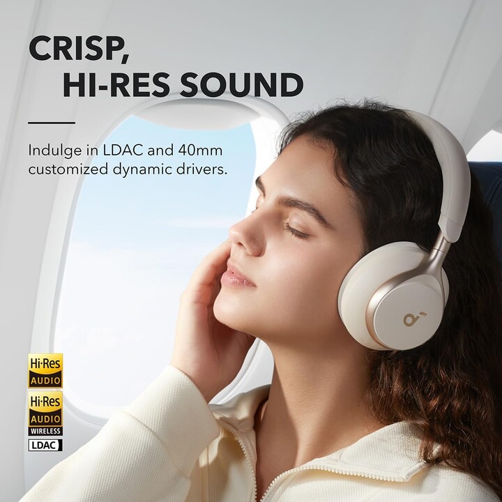 Soundcore Space One Pro White - Bluetooth Headphones