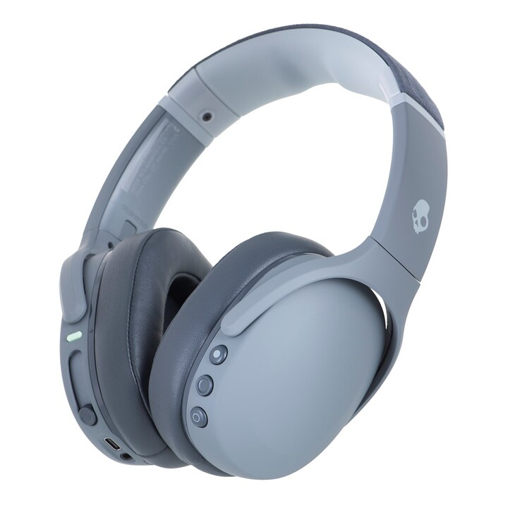 Skullcandy Crusher Evo Cuffie Wireless e Cablate Fascia Chiamate/Musica USB Tipo C Bluetooth Grigio