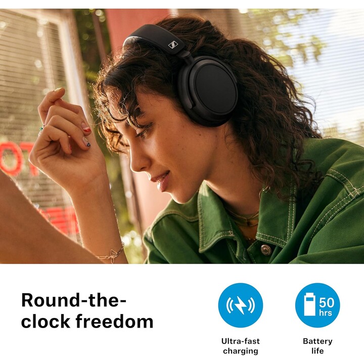 Sennheiser ACCENTUM Plus Wireless ANC Táctil Blanco - Auriculares inalámbricos