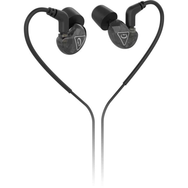Fones de ouvido intra-auriculares Behringer SD251-CK com conector MMCX, pretos