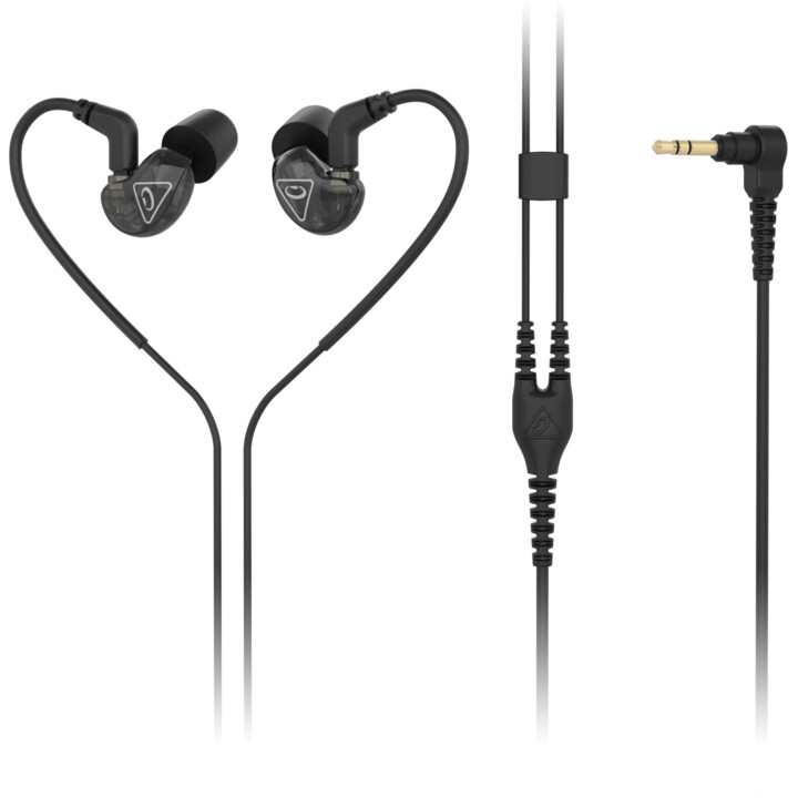 Fones de ouvido intra-auriculares Behringer SD251-CK com conector MMCX, pretos