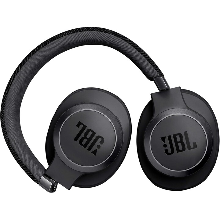 Auriculares supraaurales inalámbricos JBL Live 770NC con Smart Ambient, 65 horas de reproducción, color negro