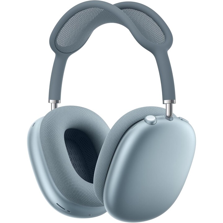 Apple AirPods Max, auriculares inalámbricos supraaurales, cancelación activa de ruido profesional, carga USB-C, azul