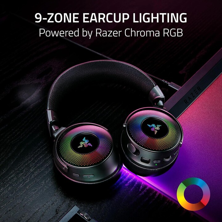 Razer Kraken V4 Pro Auriculares Inalámbrico Y Alámbrico Diadema Juego Usb Tipo A Bluetooth Negro