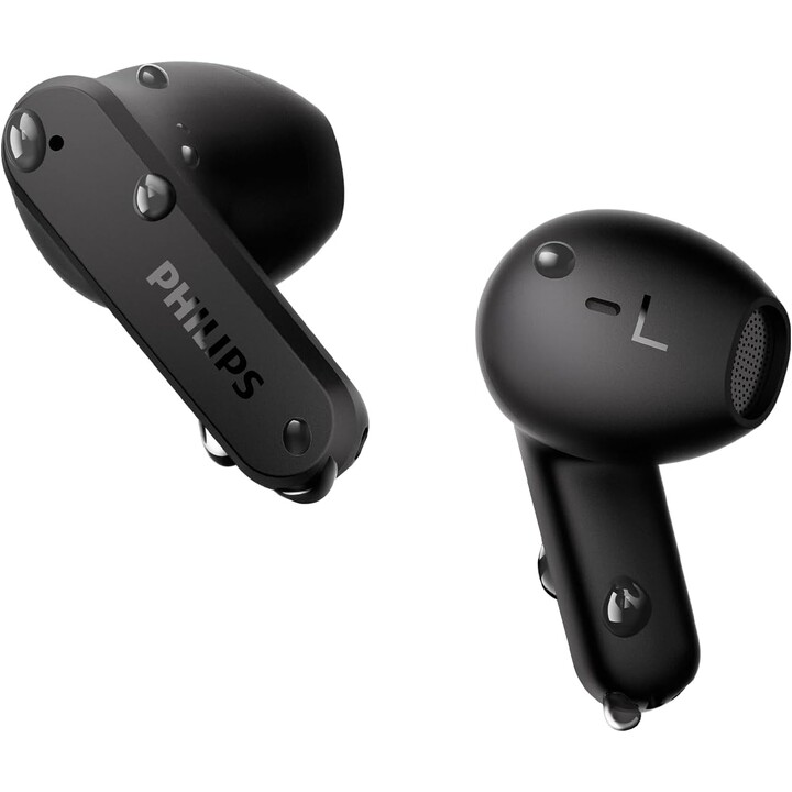 Fones de ouvido Bluetooth Philips TAT2139BK com estojo de carregamento / autonomia de 7h / preto