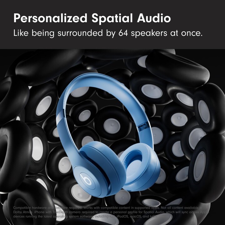 Beats Solo 4 Wireless Headphones (Slate Blue)