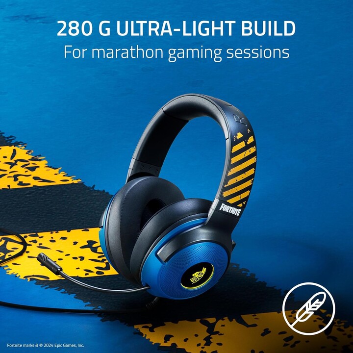 Razer Kraken V3 X - Auriculares para juegos USB con cable edición Fortnite