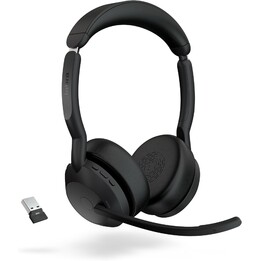 Jabra Evolve2 55 UC, Wireless Stereo Headset, AirComfort Technology, ANC, for UC Platforms