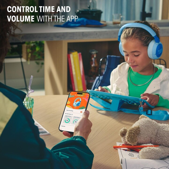 JBL Junior 470Nc Pink - Wireless Headphones for Kids