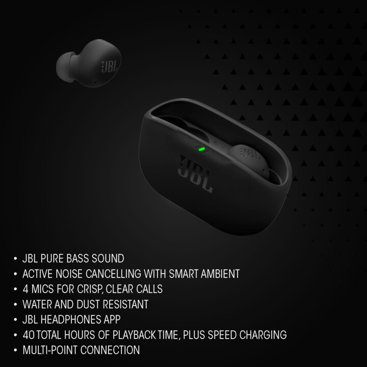 JBL Wave Buds 2 Blancos con Cancelación de Ruido (ANC) - Auriculares Bluetooth