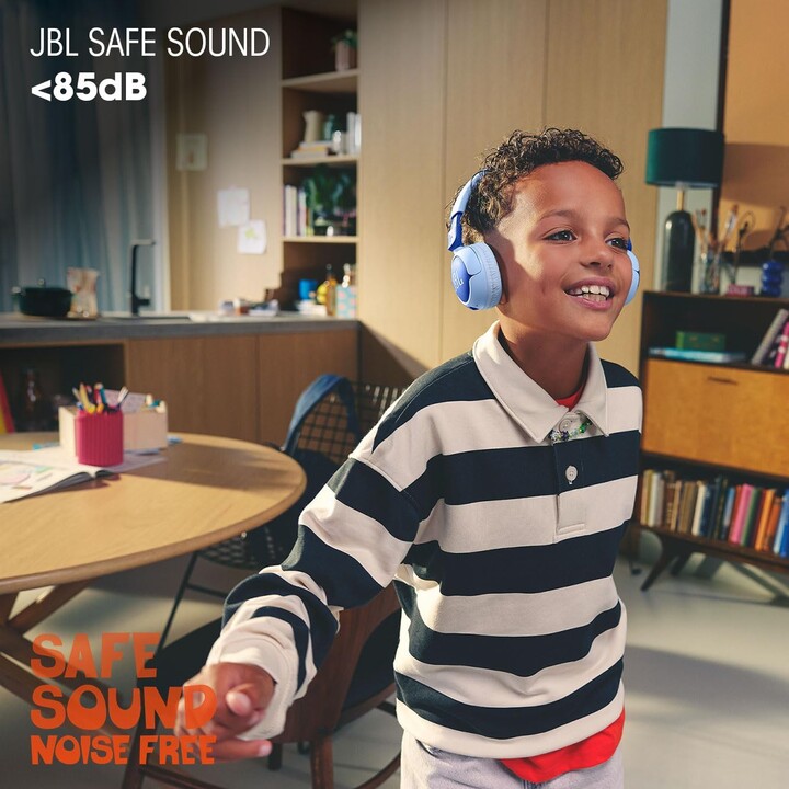 JBL Junior 320BT Azul - Auriculares inalámbricos para niños