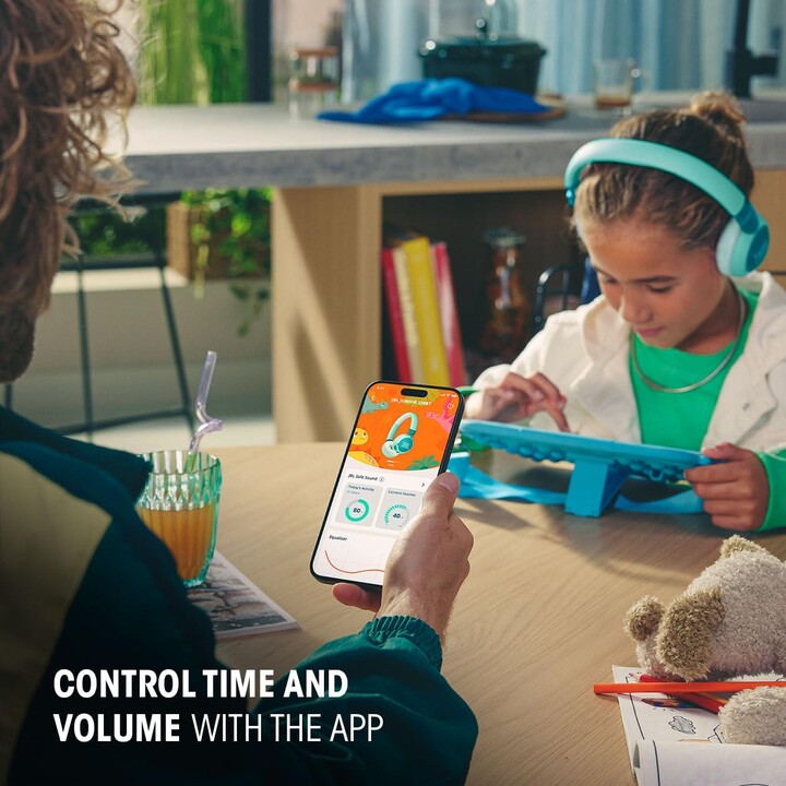 JBL Junior 320BT Azul - Auriculares inalámbricos para niños