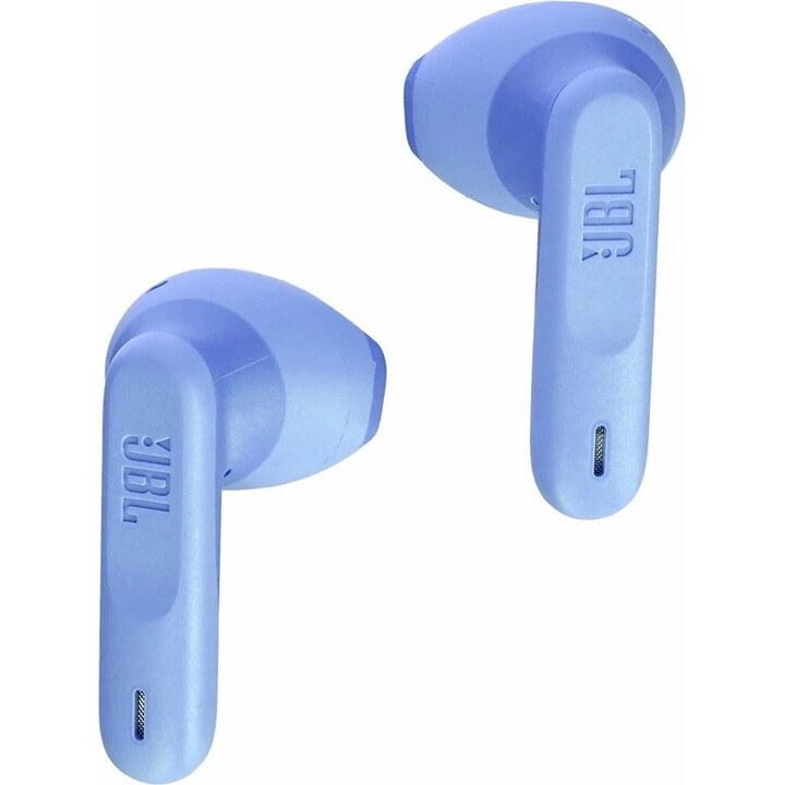 Auriculares Bluetooth JBL Vibe Flex con estuche de carga/8 horas de duración de batería/Azul