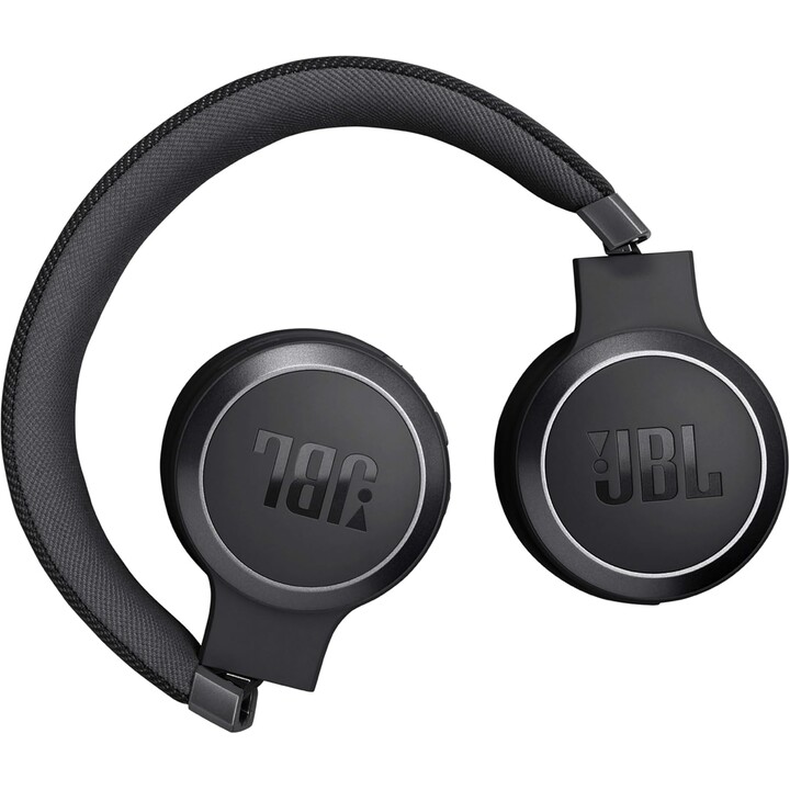 JBL Live 670 NC Auriculares On-Ear Sem Fios com Tecnologia de Cancelamento de Ruído, 65 Horas de Reprodução, Preto