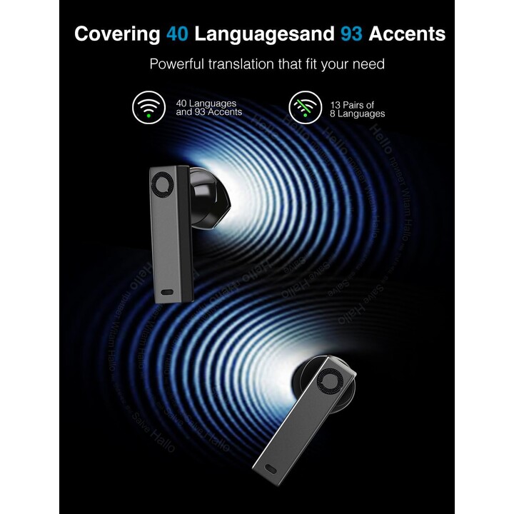 Timekettle X1 AI Interpreter Hub, 40 idiomas, dispositivo traductor todo en uno para reuniones multilingües