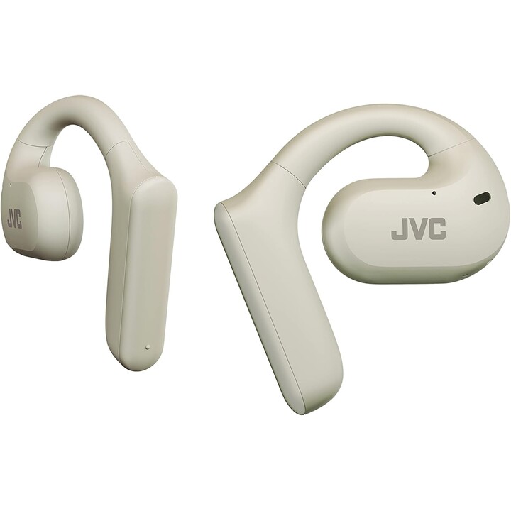 JVC Auriculares Deportivos Inalámbricos Batería 27h, Auriculares Open Ear, Resistentes al Agua IPX4, Micrófono Dual, Auriculares
