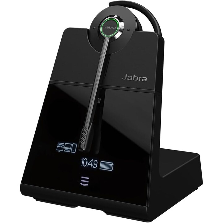 Fone de ouvido conversível Jabra Engage 75 SE na orelha