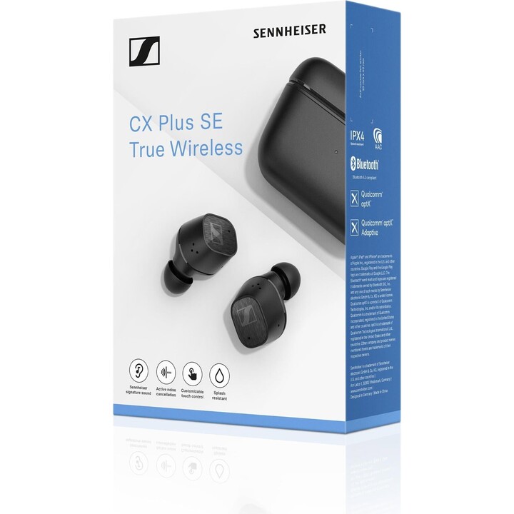 Sennheiser CX Plus Special Edition True Wireless Earbuds Preto