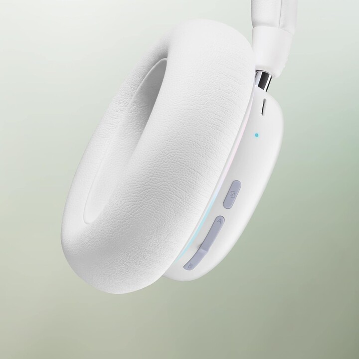 Logitech G G735 Cuffie da gioco wireless, illuminazione LIGHTSYNC RGB, LIGHTSPEED, Bluetooth, microfono staccabile, bianco