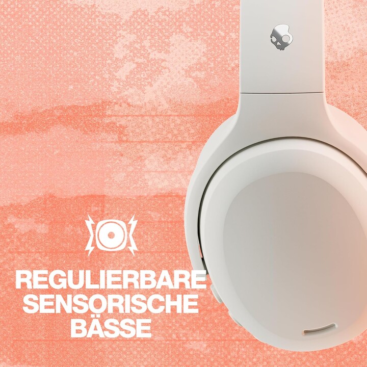 Skullcandy Crusher ANC 2 Fones de ouvido sem fio e com fio para chamadas/música USB tipo C Bluetooth cinza