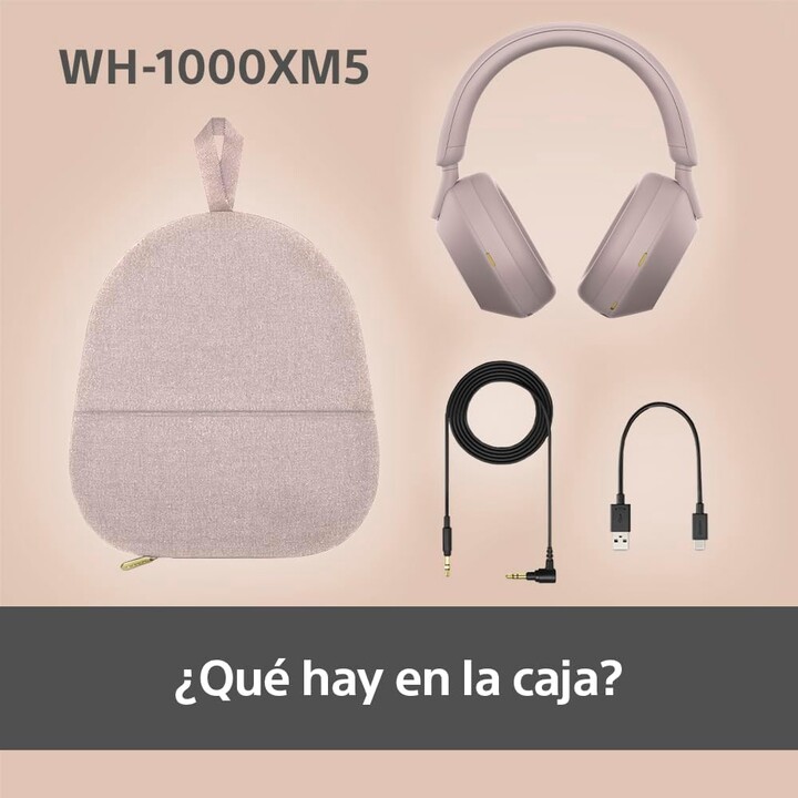 Auriculares inalámbricos supraaurales Sony WH-1000XM5 con cancelación de ruido, Bluetooth, alta resolución y realidad virtual 36