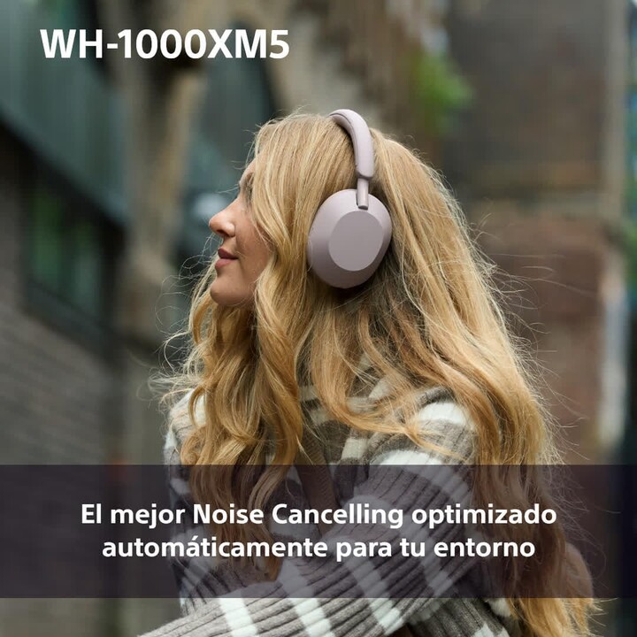 Auriculares inalámbricos supraaurales Sony WH-1000XM5 con cancelación de ruido, Bluetooth, alta resolución y realidad virtual 36