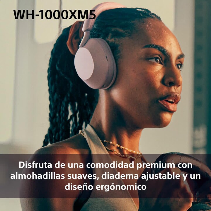 Auriculares inalámbricos supraaurales Sony WH-1000XM5 con cancelación de ruido, Bluetooth, alta resolución y realidad virtual 36