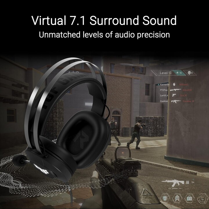 Asus Tuf Gaming H1 Gen Ii Auriculares Alámbrico Diadema Juego Usb Tipo A Negro