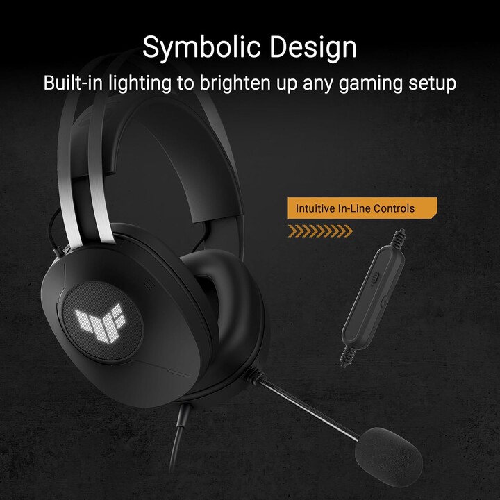 Asus Tuf Gaming H1 Gen Ii Auriculares Alámbrico Diadema Juego Usb Tipo A Negro
