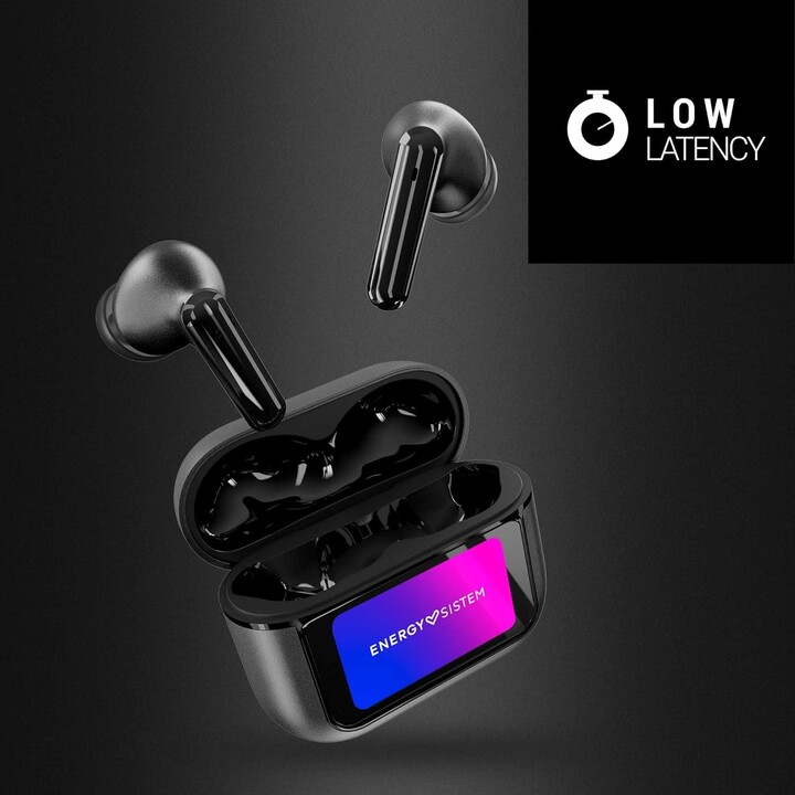 Energy System Display ANC Black – True Wireless Headphones