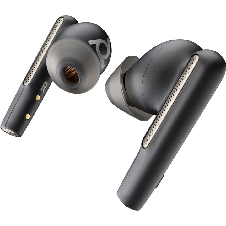 Écouteurs Poly Voyager Free 60 UC M, noir anthracite + adaptateur BT700 USB-C + étui de chargement de base