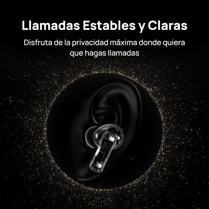 HUAWEI FreeBuds Pro 4 True Sound con controlador dual, llamadas estables y claras, ANC inteligente dinámico, compatible con iOS 