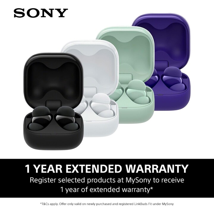 Fones de ouvido sem fio Sony LinkBuds Fit/ com microfone/ Bluetooth/ Verde