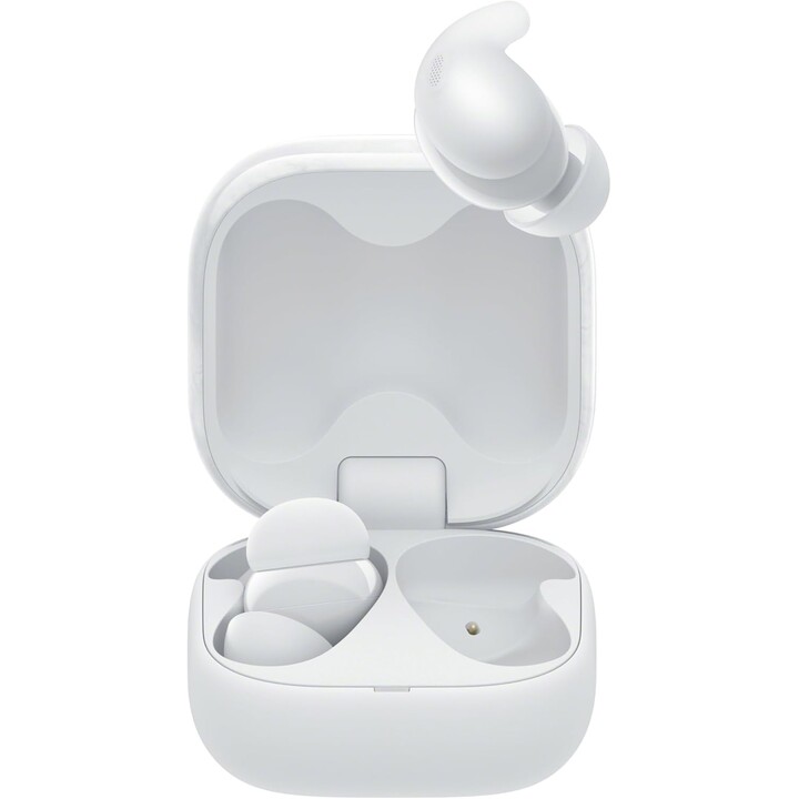 Fones de ouvido sem fio Sony LinkBuds Fit/ com microfone/ Bluetooth/ branco