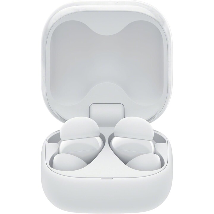 Fones de ouvido sem fio Sony LinkBuds Fit/ com microfone/ Bluetooth/ branco