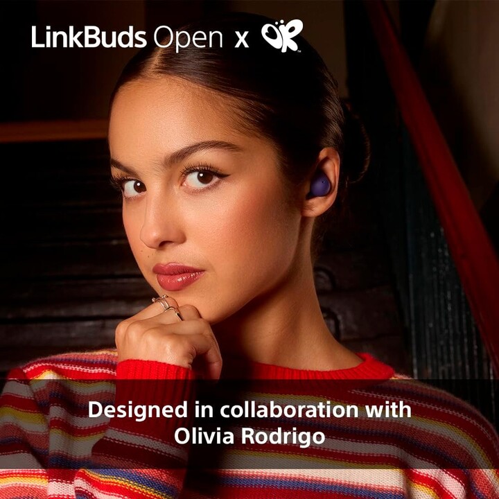 Auriculares Inalámbricos Sony LinkBuds Open/ con Micrófono/ Bluetooth/ Violeta