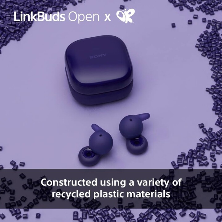 Auriculares Inalámbricos Sony LinkBuds Open/ con Micrófono/ Bluetooth/ Violeta