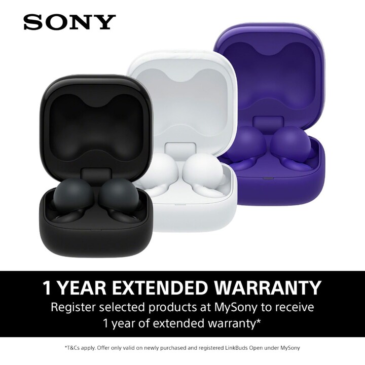 Auriculares Inalámbricos Sony LinkBuds Open/ con Micrófono/ Bluetooth/ Violeta