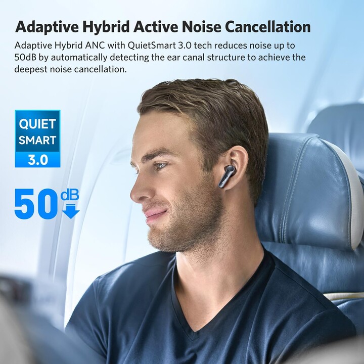 Earfun Air Pro 4 ANC QuietSmart 3.0 Blau – Bluetooth-Kopfhörer