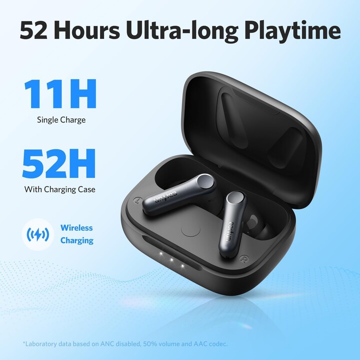 Earfun Air Pro 4 ANC QuietSmart 3.0 Blau – Bluetooth-Kopfhörer