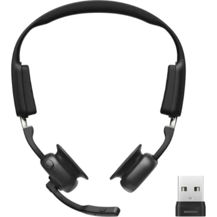 SHOKZ C610-AA-BK auricular y casco Auriculares Inalámbrico gancho de oreja Oficina/Centro de llamadas USB tipo A Bluetooth Negro