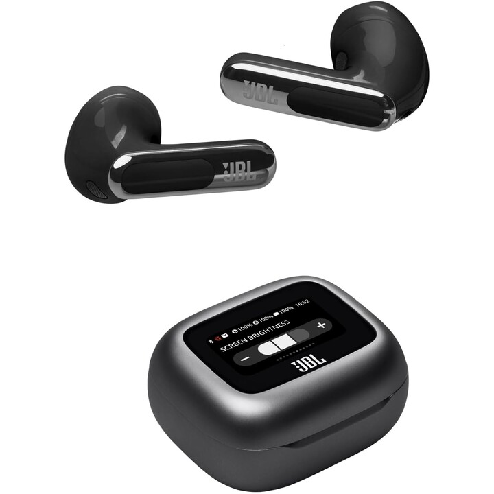 Cuffie JBL Live Flex 3 True Adaptive Noise Cancelling nere