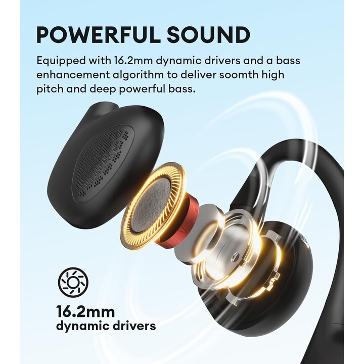 Edifier Comfo Run Bluetooth Kopfhörer Schwarz 