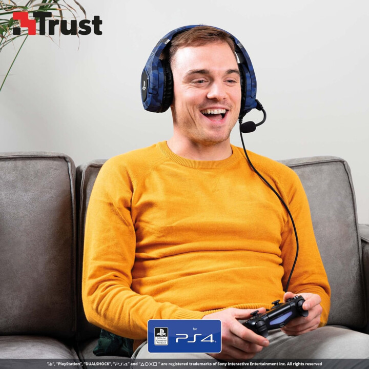 Trust Auriculares Gxt488 Forze-B Ps4 Azul